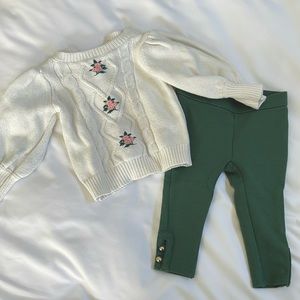 Janie and Jack baby set 6-12 months